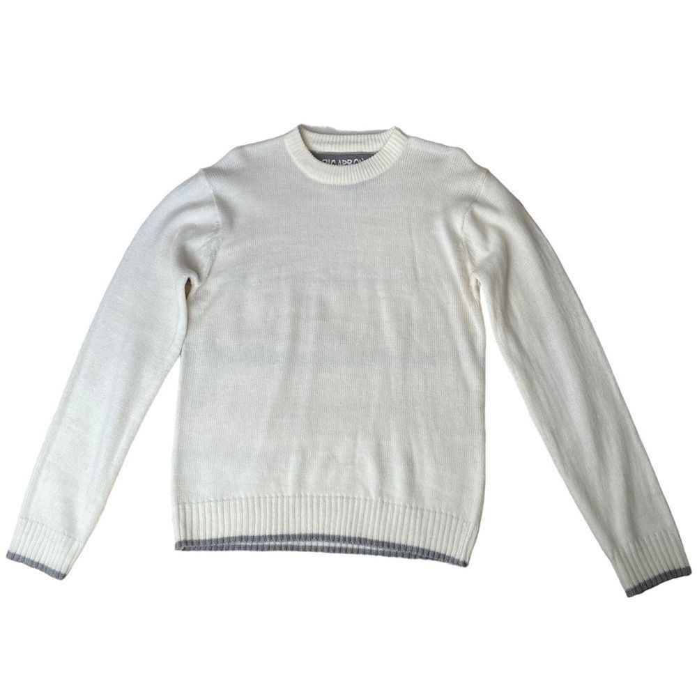 CJ Carbon Sweater Cream Men’s Small Crew Neck Knit